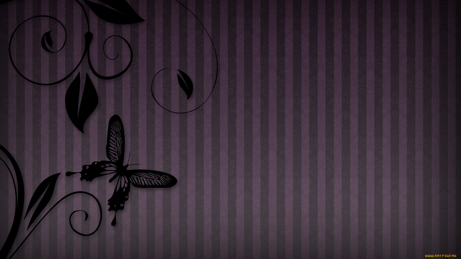 векторная, графика, бабочки