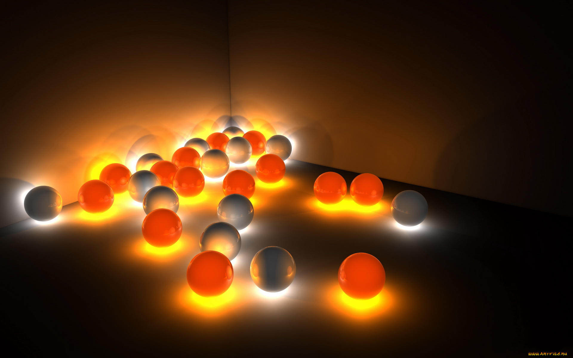 3д, графика, другое, шары