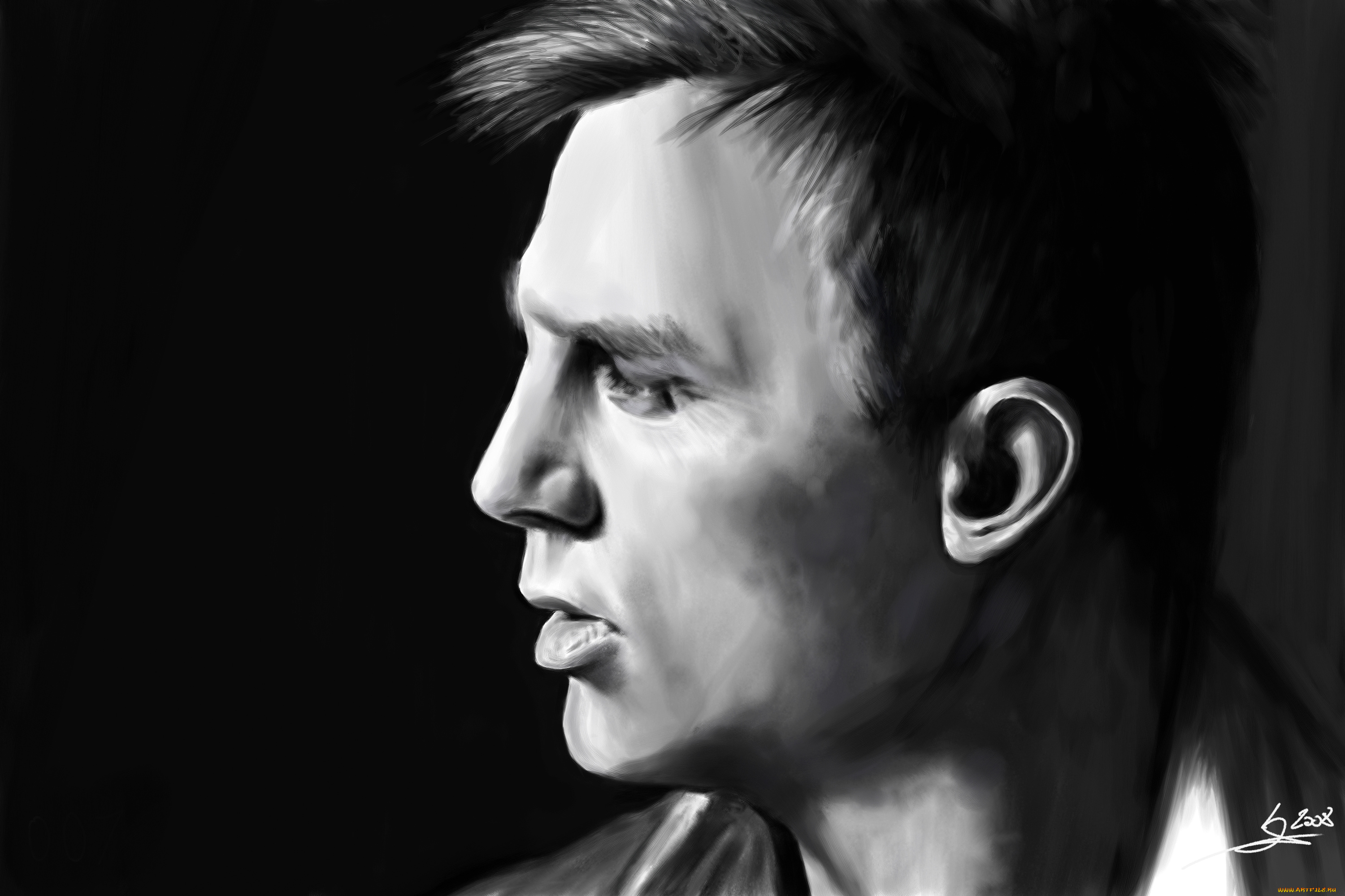 daniel, craig, рисованные, люди