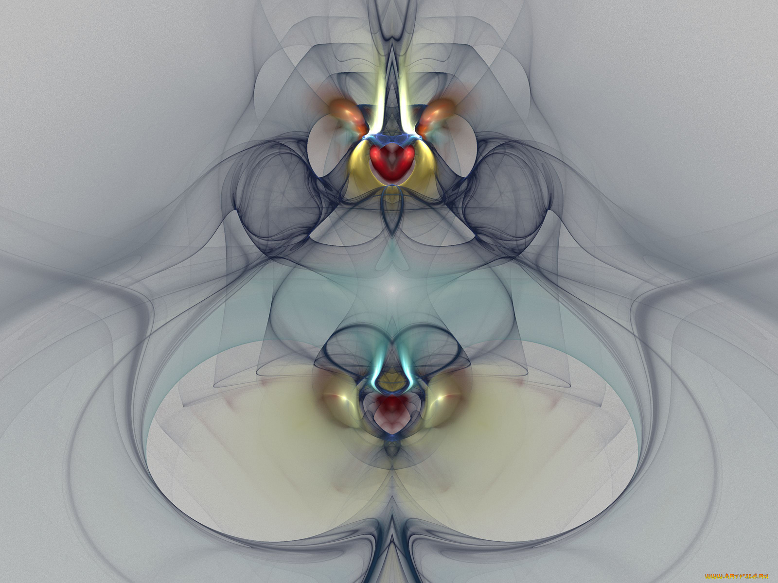 3д, графика, fractal, фракталы, узор, цвета, фон