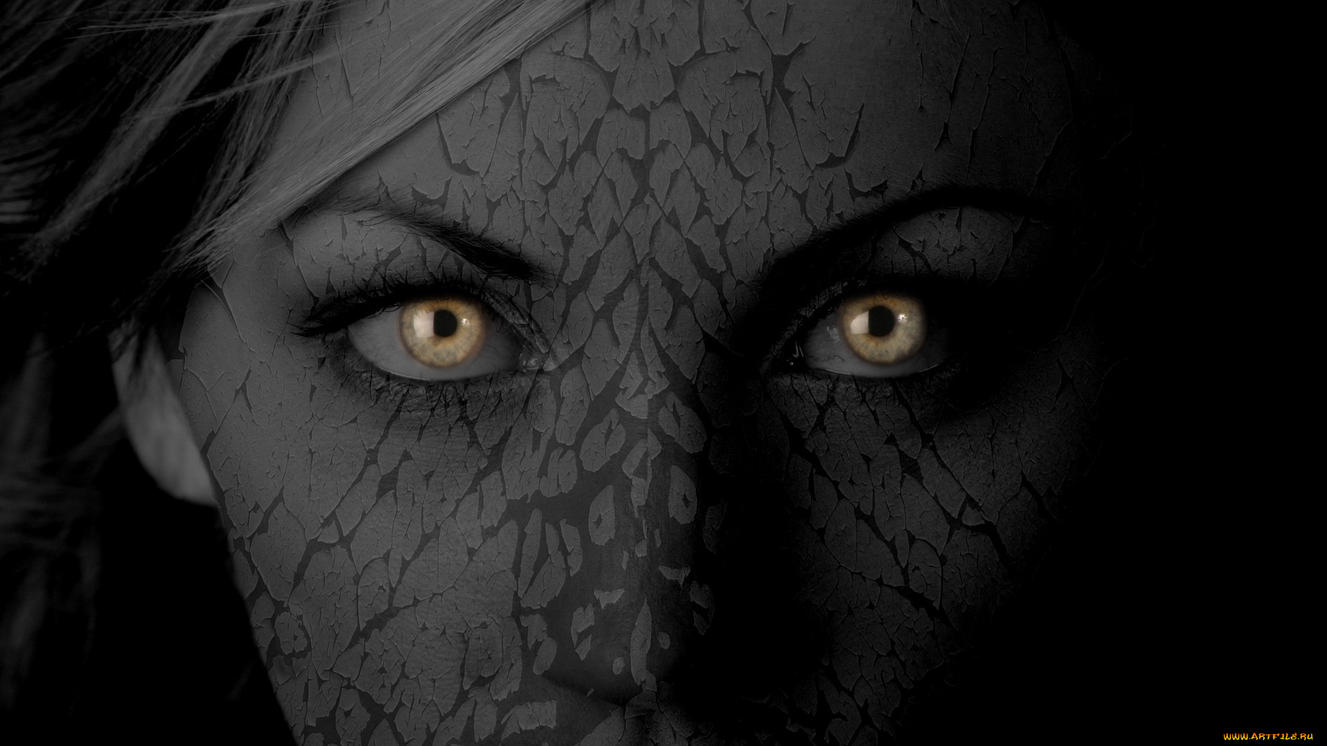 3д, графика, creatures, существа, лицо