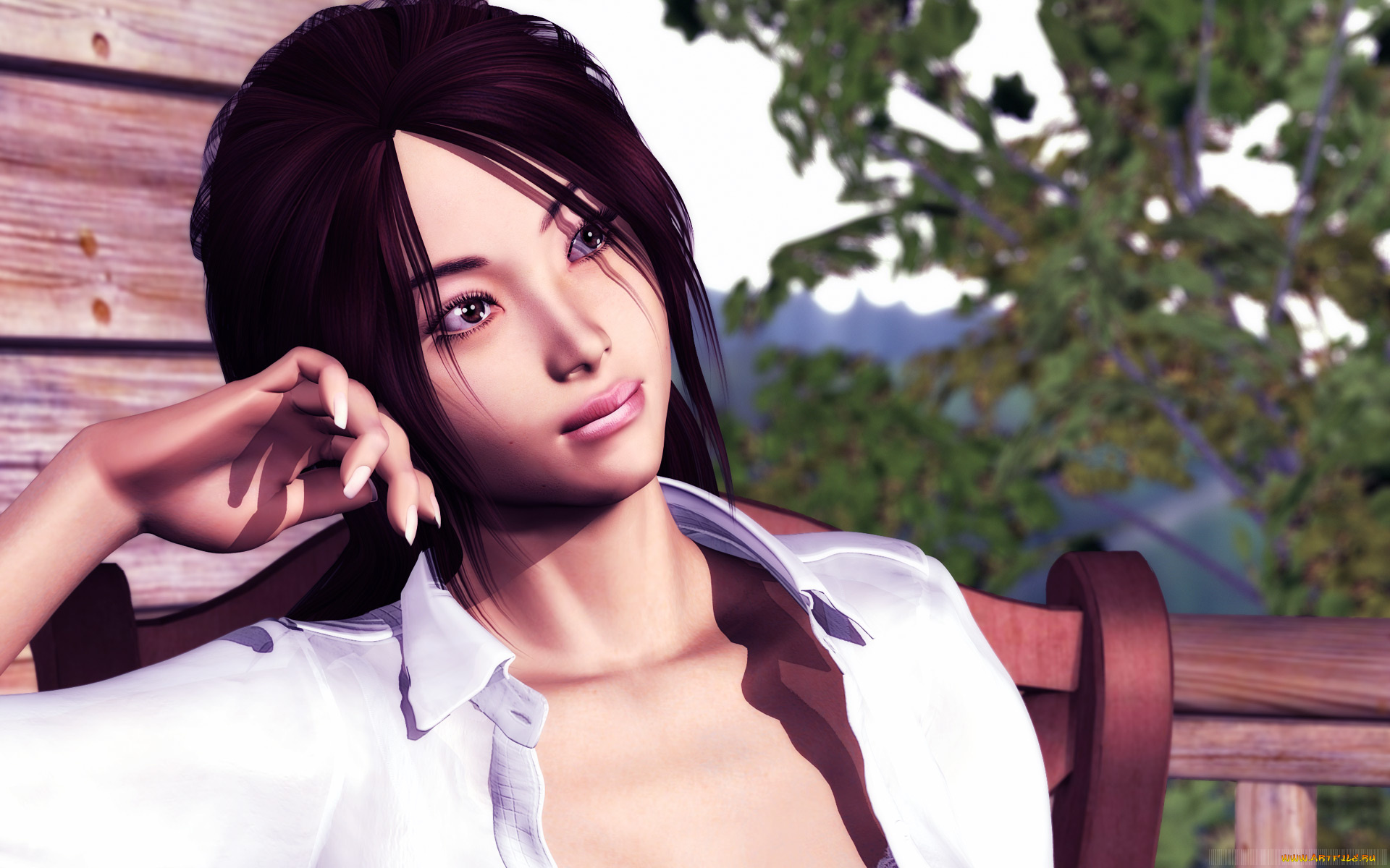 3д, графика, anime, аниме, девушка