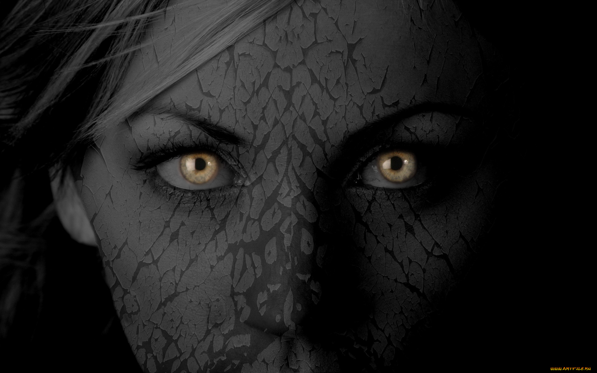 3д, графика, creatures, существа, лицо