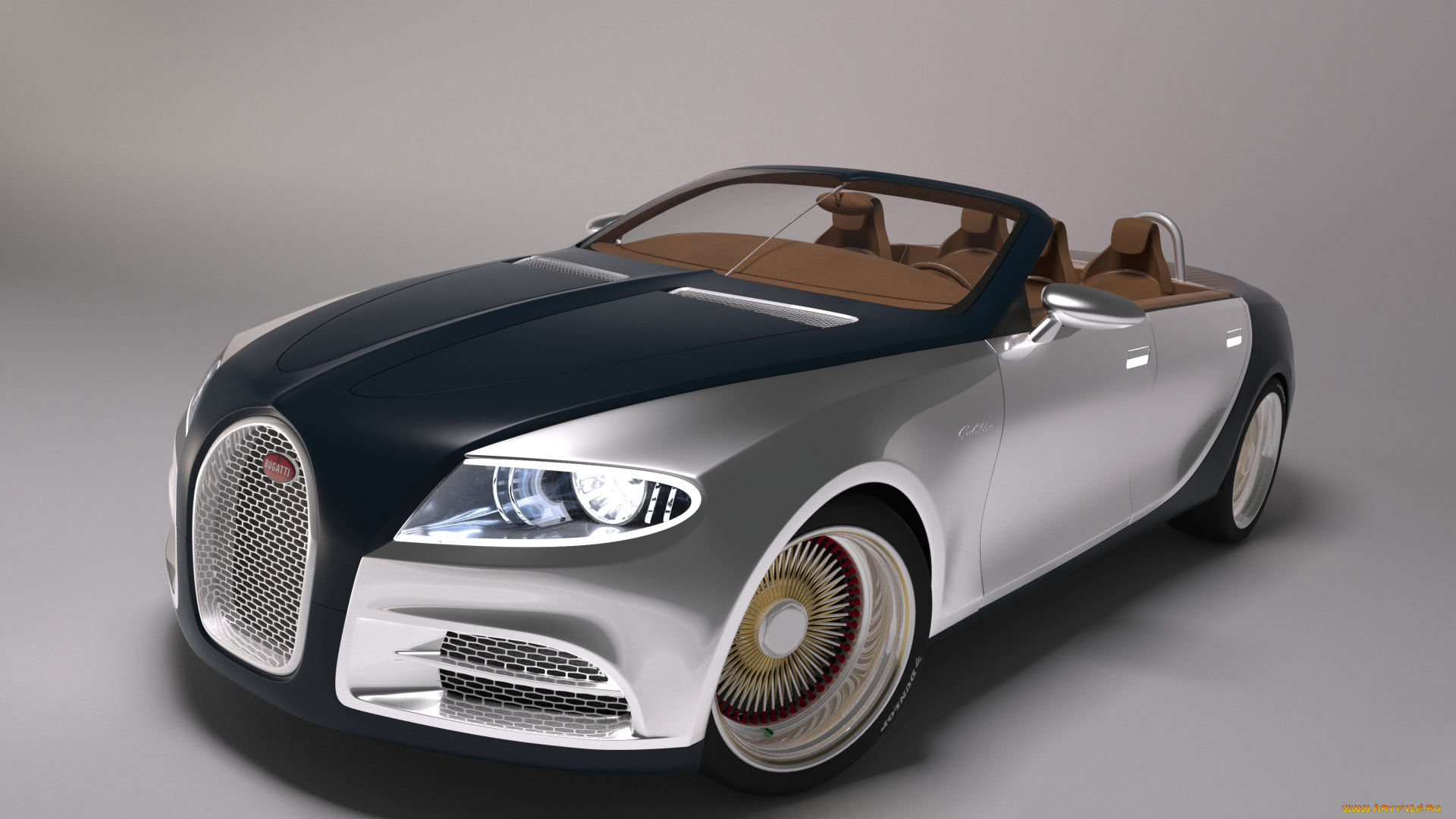 автомобили, 3д, bugatti