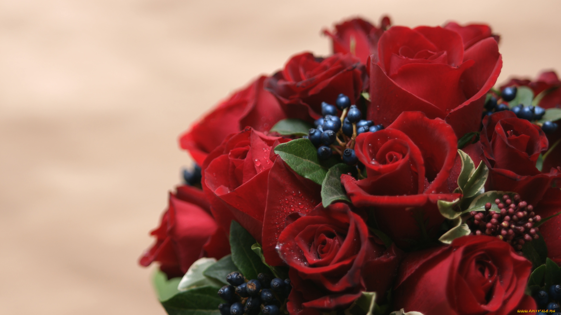 цветы, букеты, композиции, ягодки, розы