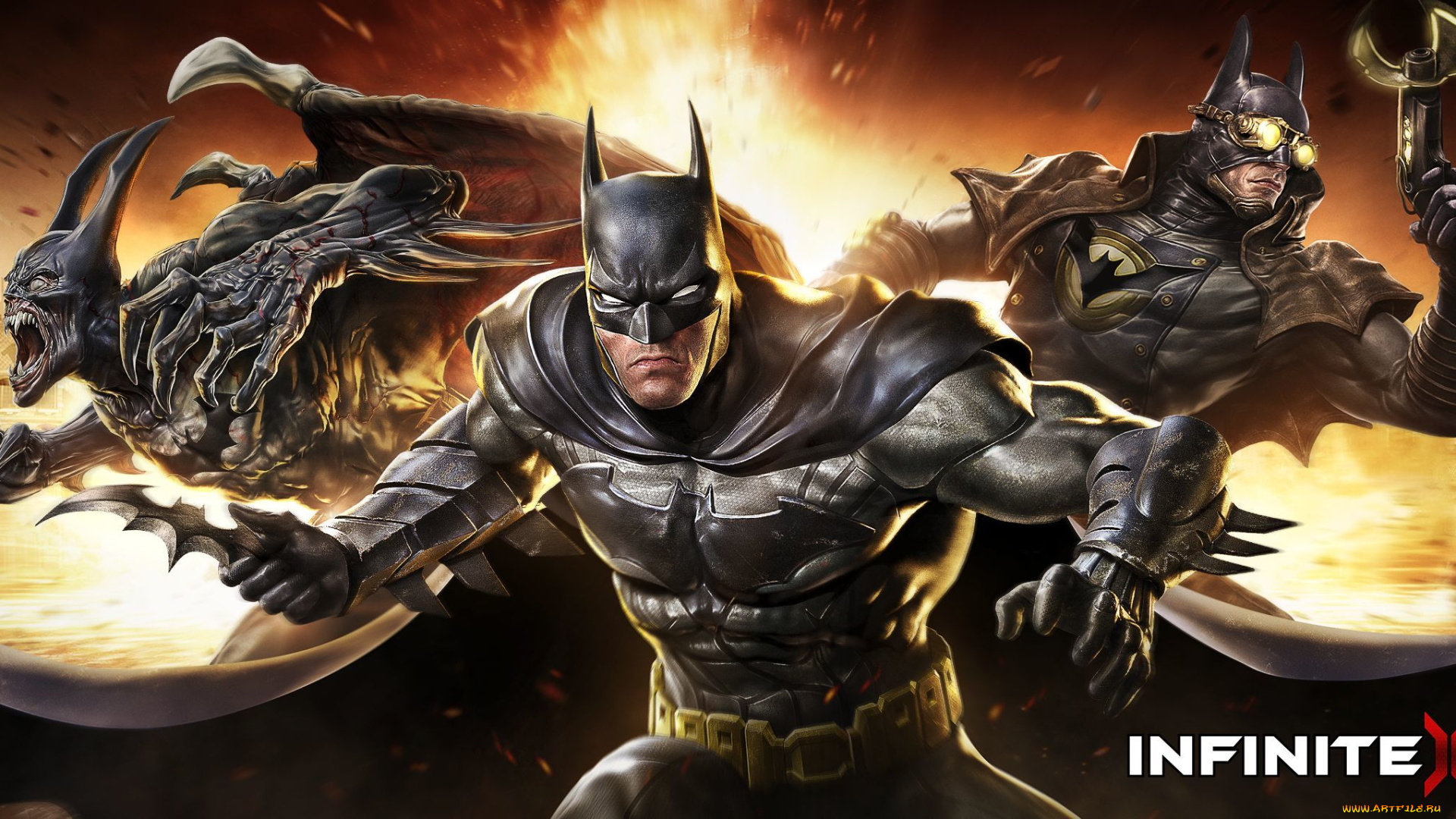 Іnfinite, crisis, видео, игры, infinite, nightmare, batman, gaslight