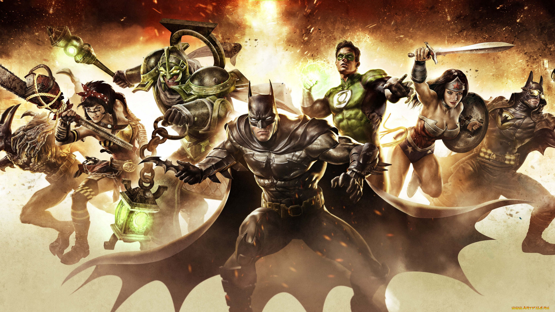 infinite, crisis, видео, игры, nightmare, batman, gaslight, wonder, woman, green, lantern
