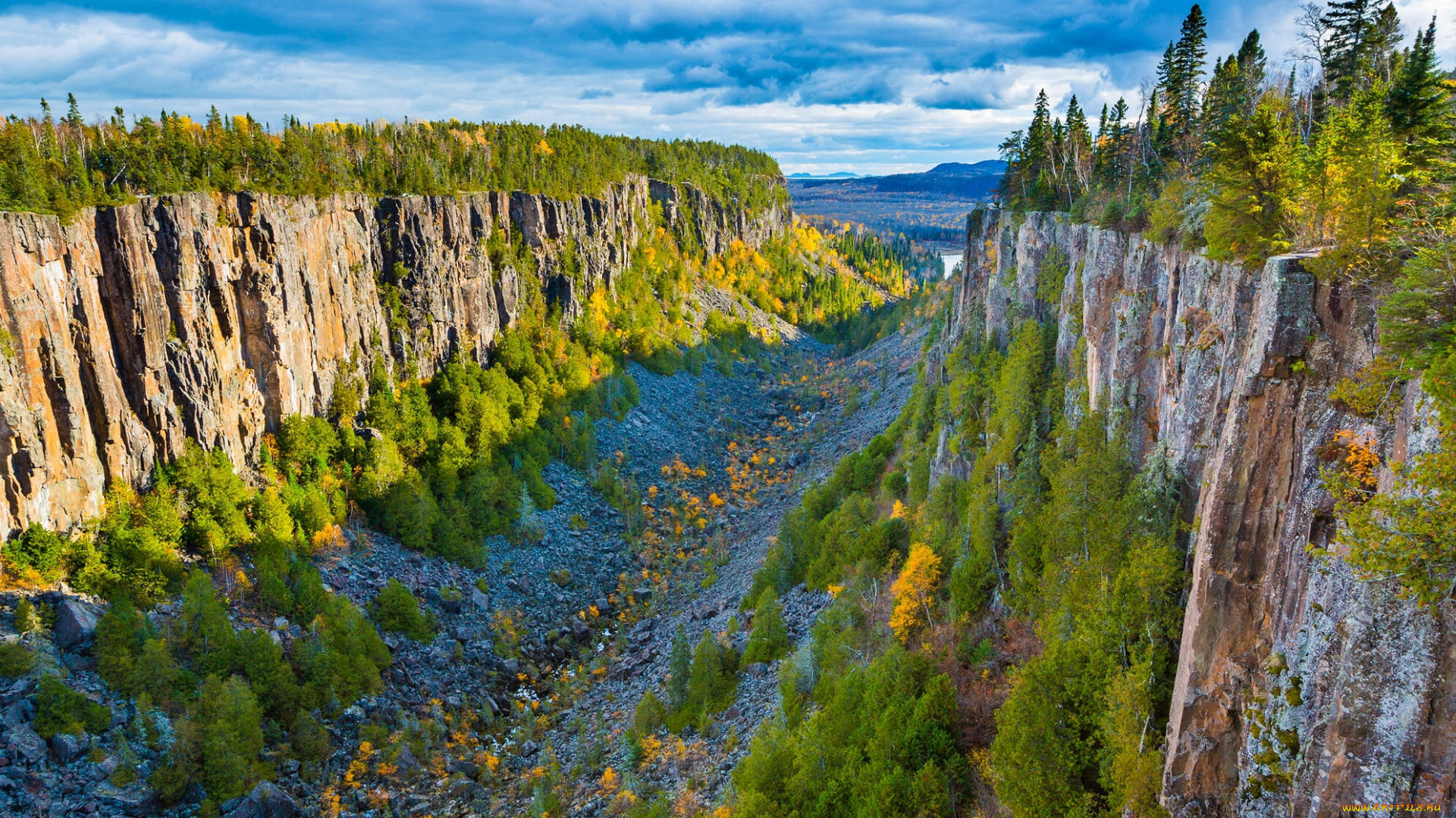 ouimet, canyon, ontario, canada, природа, горы, онтарио, канада, каньон, скалы