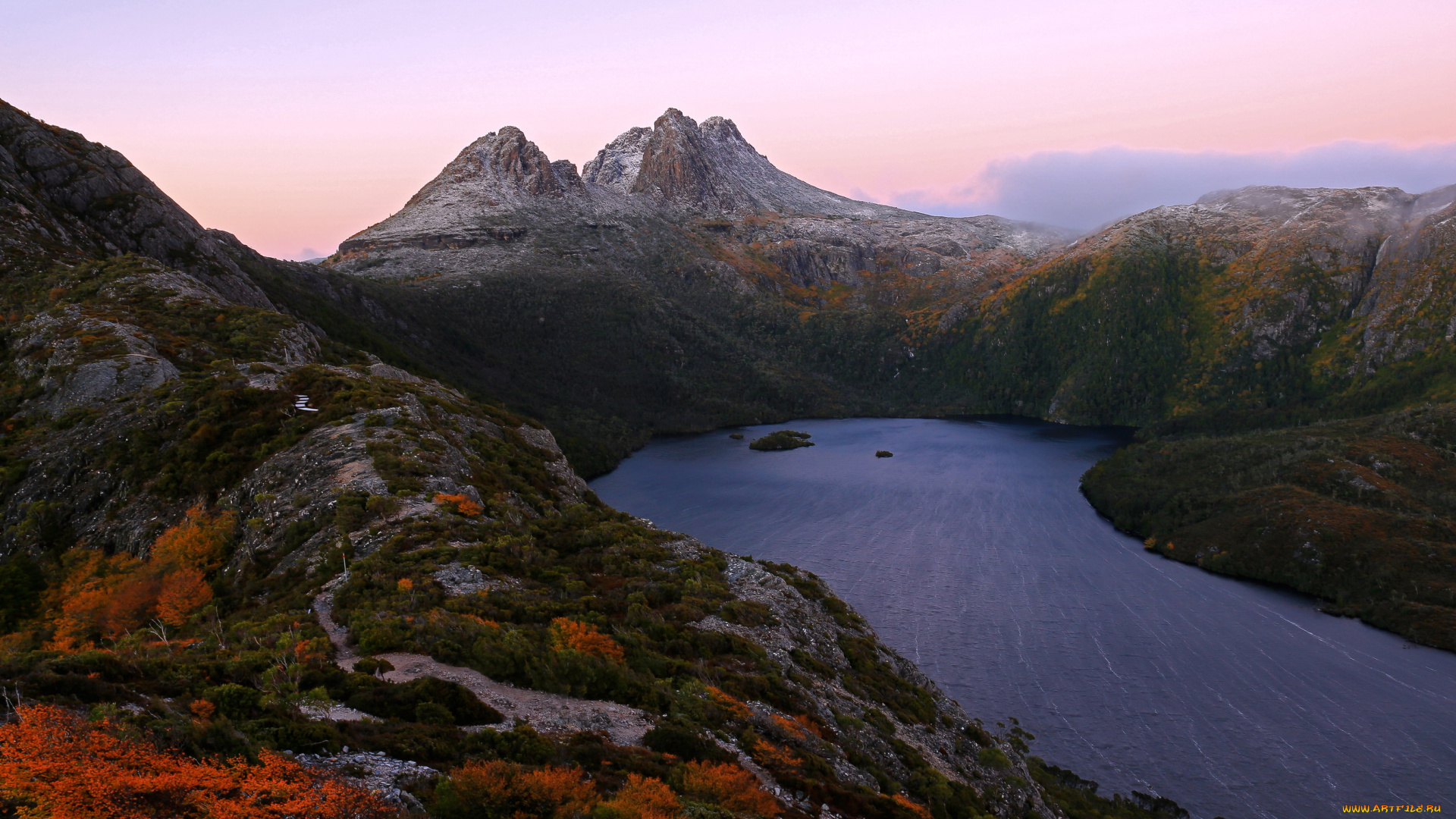 tasmania, australia, природа, реки, озера, озеро, горы