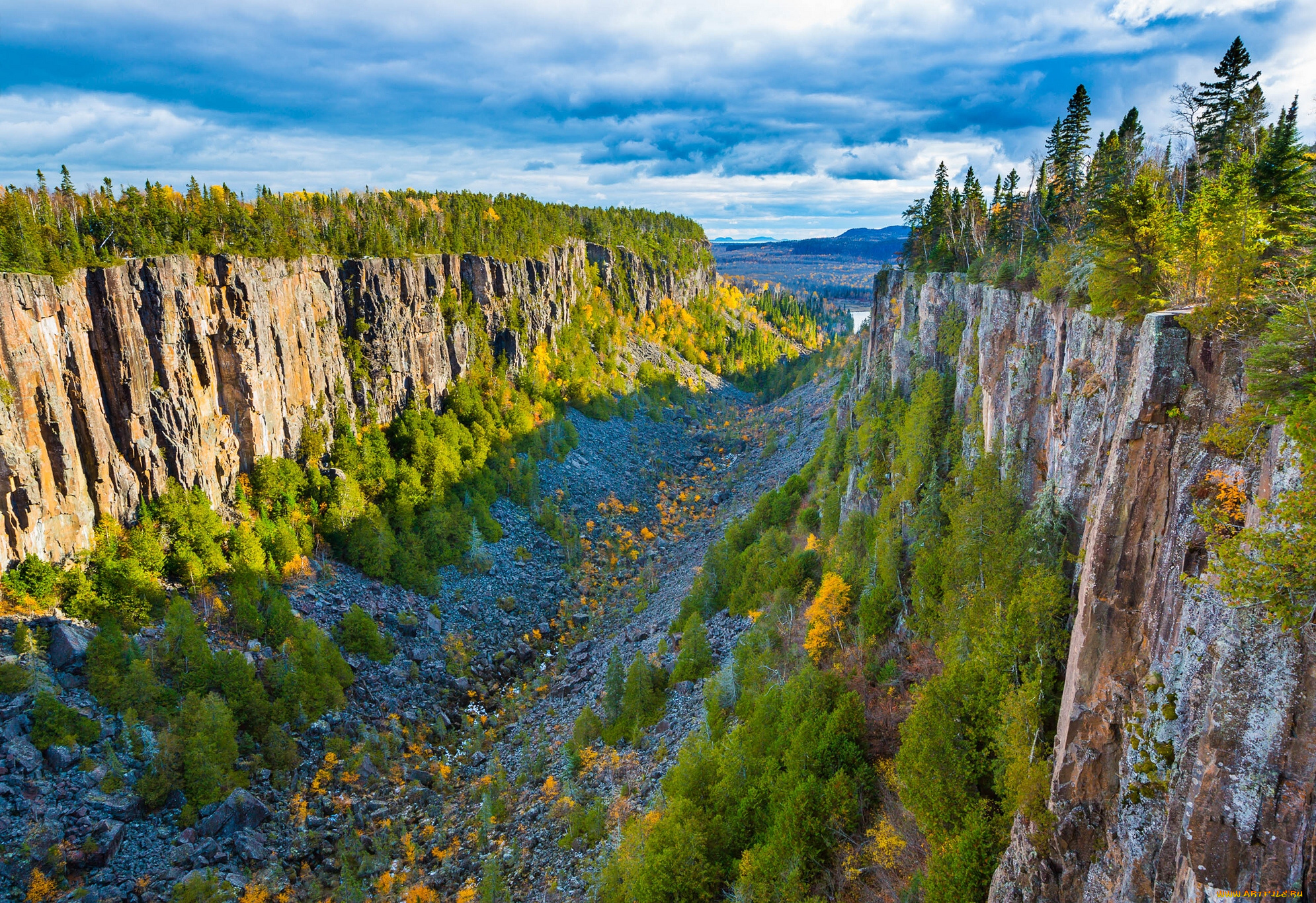 ouimet, canyon, ontario, canada, природа, горы, онтарио, канада, каньон, скалы