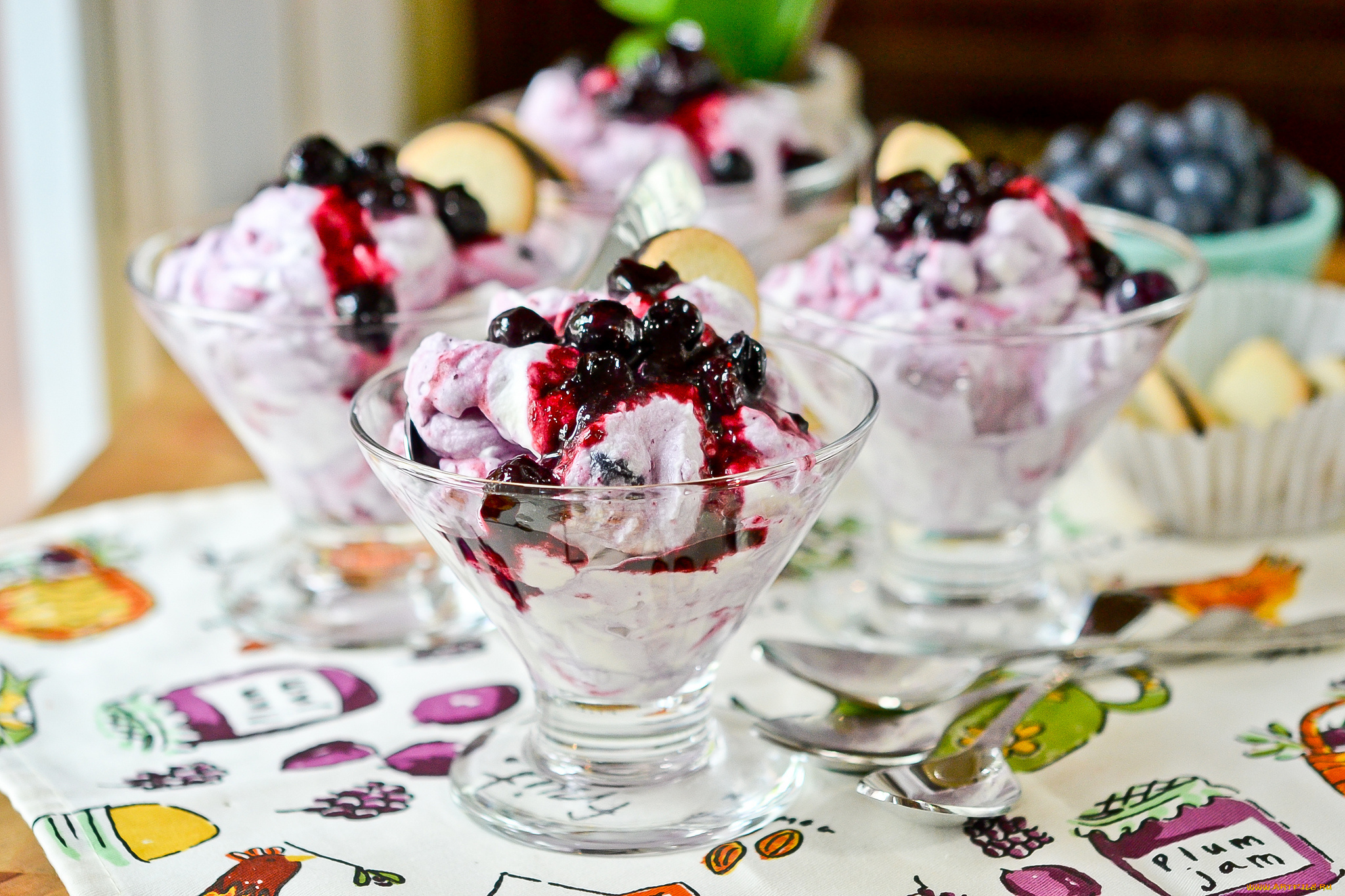 еда, мороженое, десерты, варенье, креманки