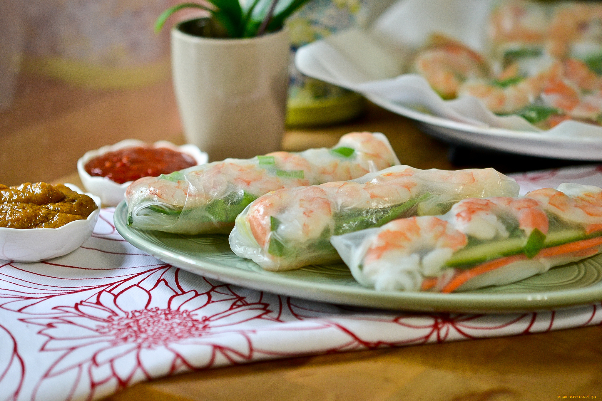 еда, рыбные, блюда, морепродуктами, соусы, блюдо, спринг, роллы
