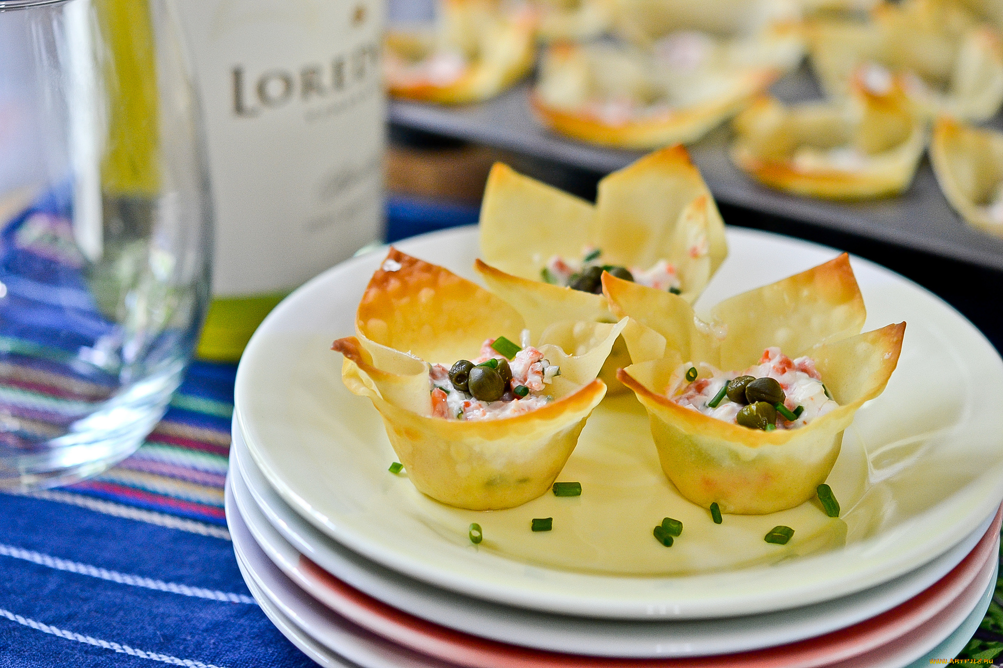 еда, салаты, закуски, закуска, lox, rangoons, тарелки