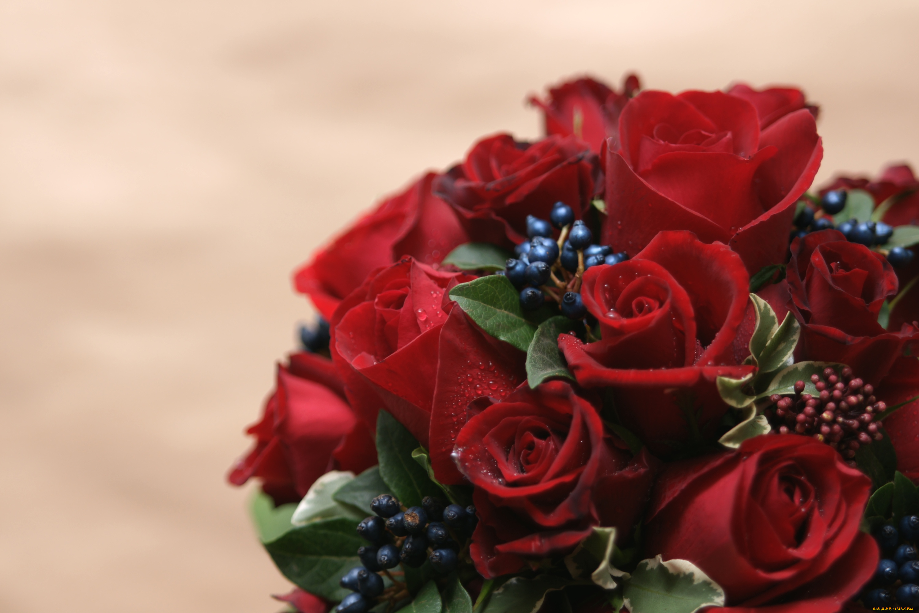 цветы, букеты, композиции, ягодки, розы