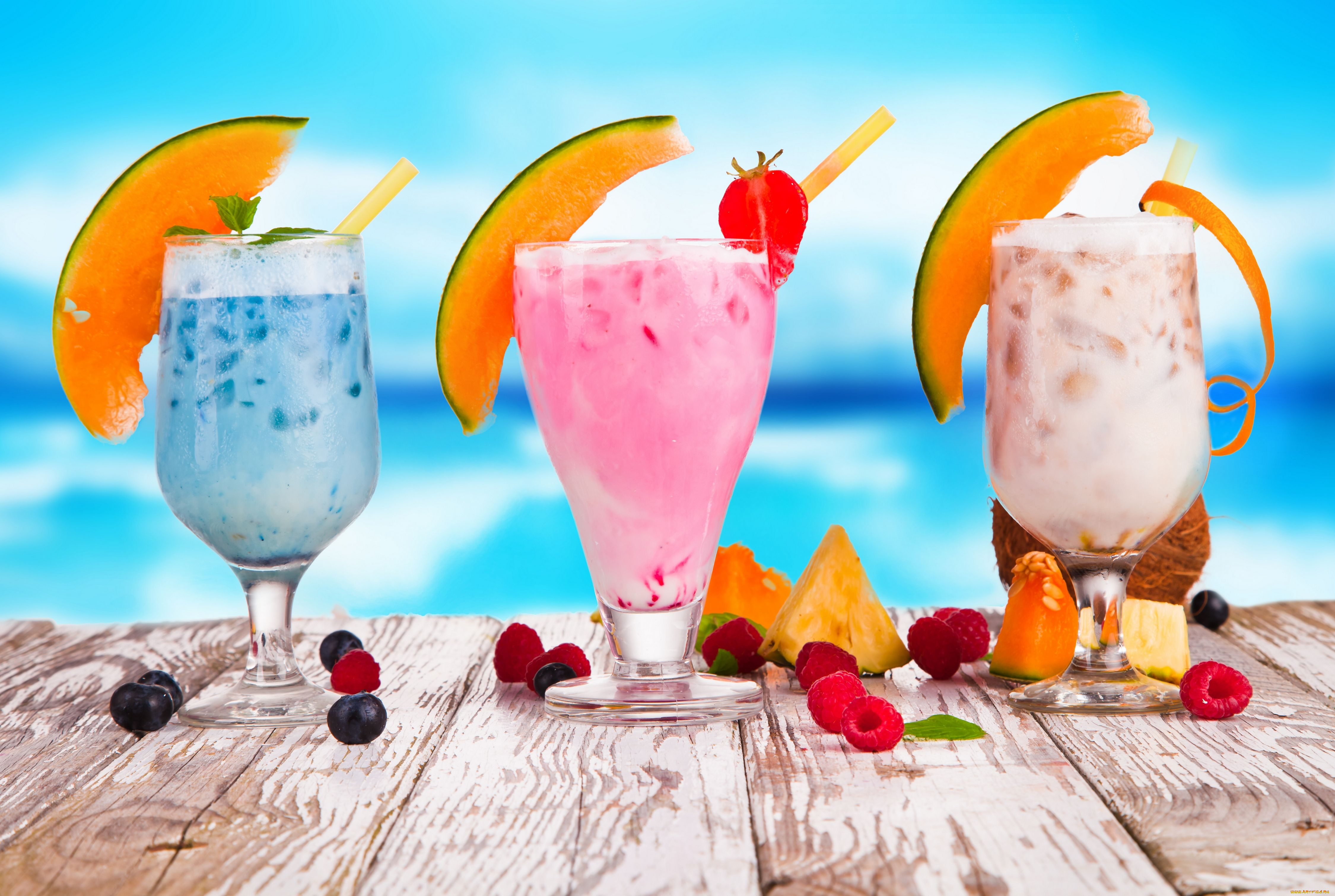 еда, напитки, коктейль, фрукты, ягоды