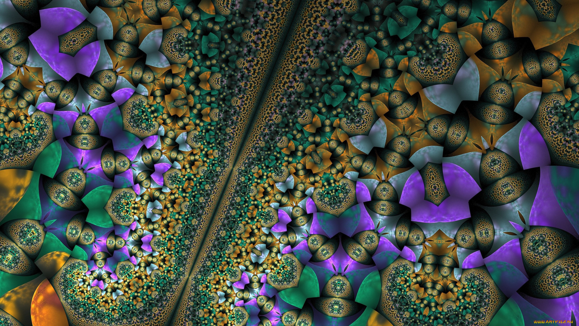 3д, графика, фракталы, , fractal, цвета, фон, узор