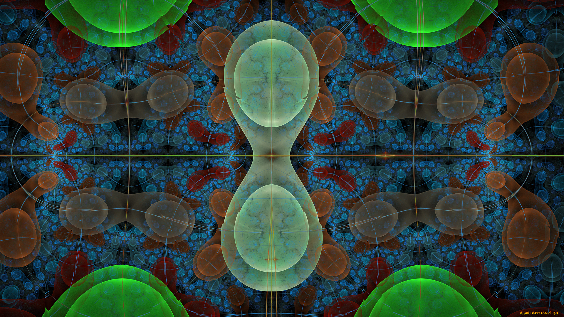 3д, графика, фракталы, , fractal, фон, цвета, узор