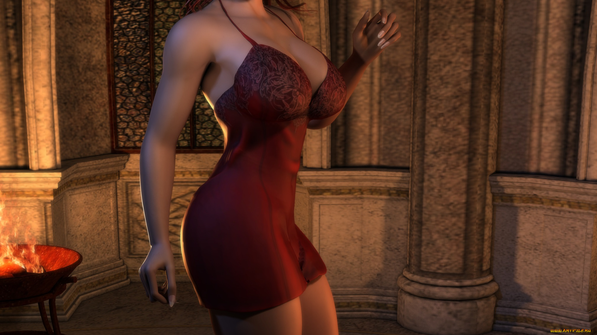 3д, графика, люди, , people, взгляд, девушка