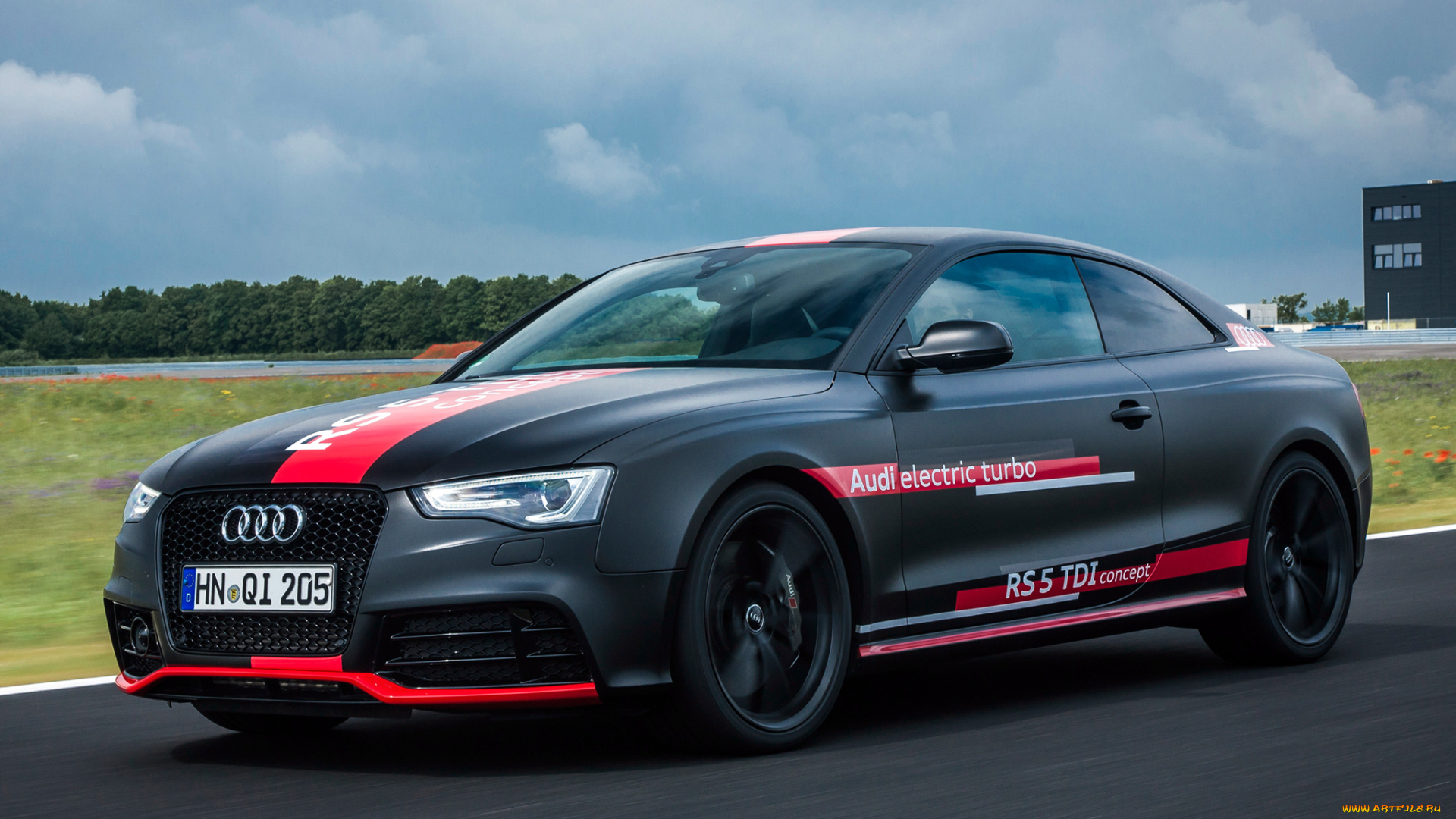 автомобили, audi, темный, 2014г, concept, rs, 5, tdi