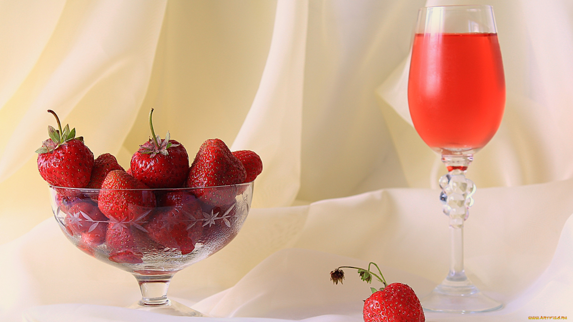 еда, клубника, , земляника, бокал