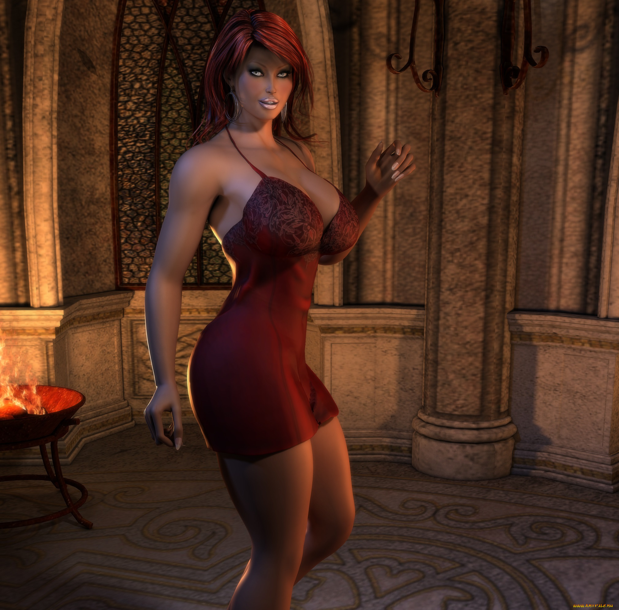 3д, графика, люди, , people, взгляд, девушка