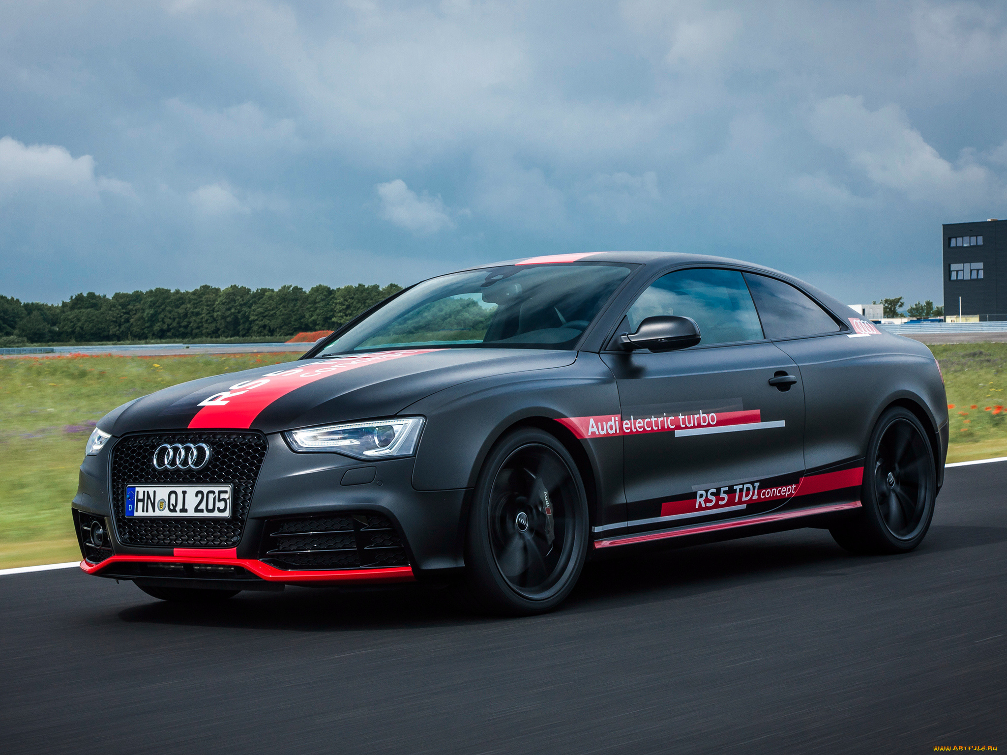 автомобили, audi, темный, 2014г, concept, rs, 5, tdi