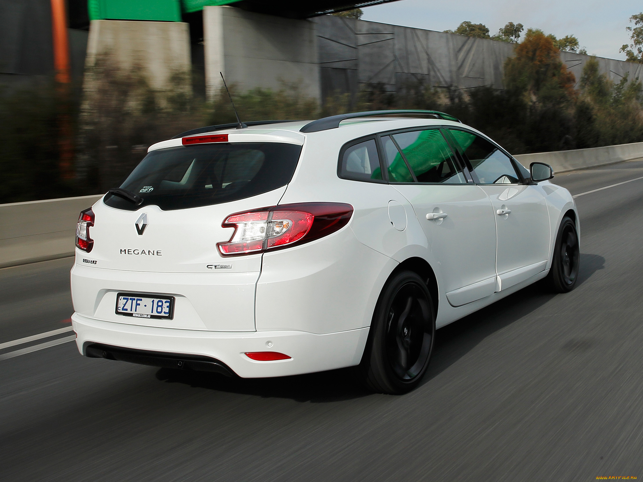 автомобили, renault, mеgane, au-spec, gt, 220, estate, светлый, 2013г