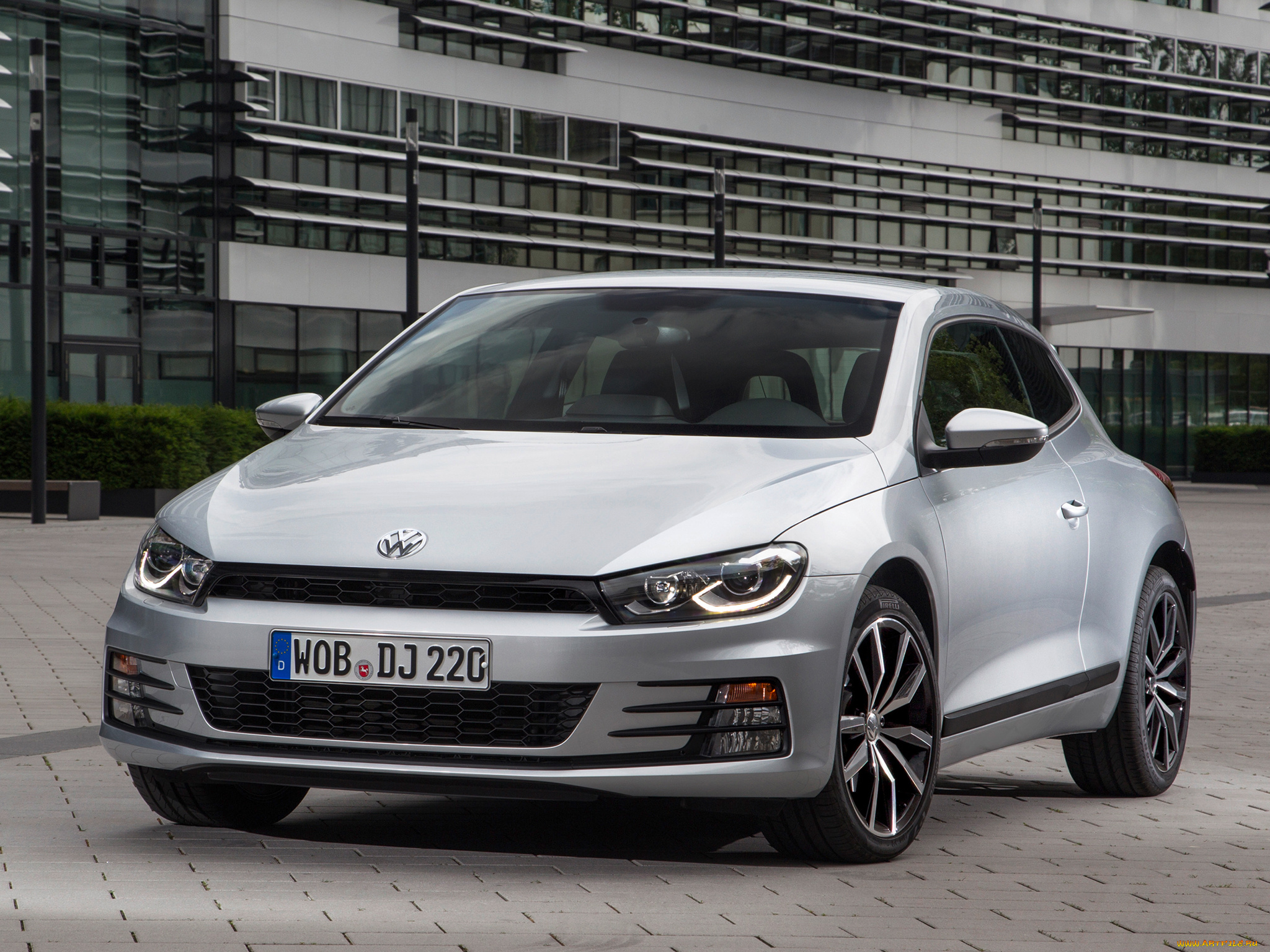 автомобили, volkswagen, серый, 2014г, scirocco