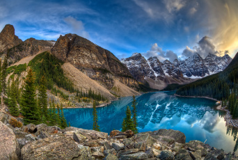 Картинка природа реки озера река лес горы