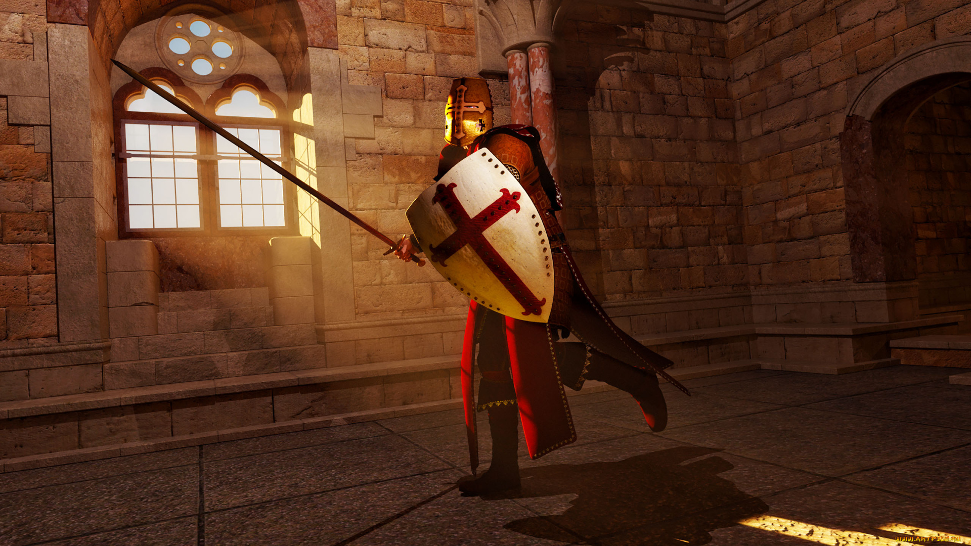 3д, графика, армия, , military, оружие, рыцарь