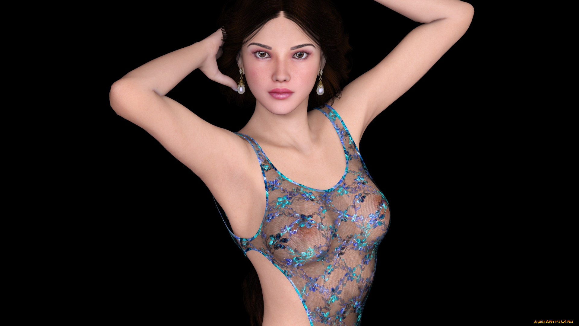 3д, графика, люди, , people, фон, взгляд, девушка