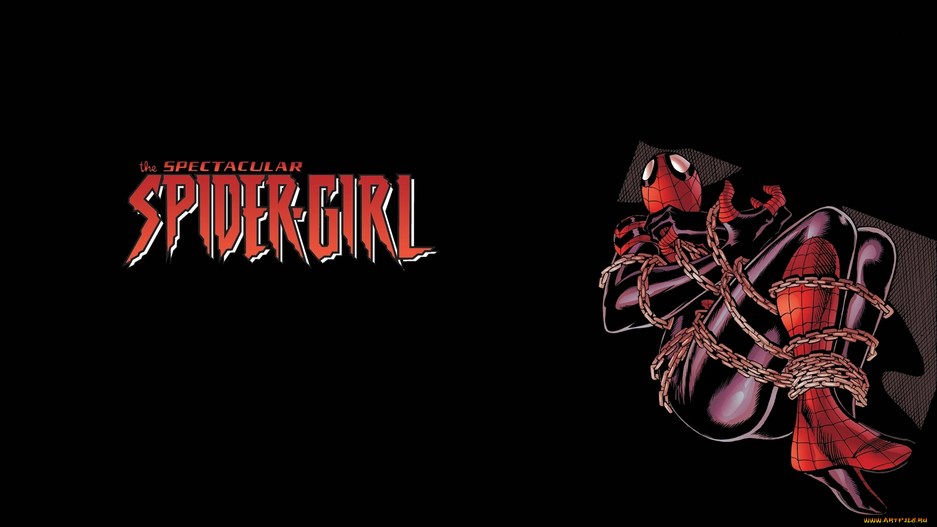 рисованное, комиксы, spider, girl