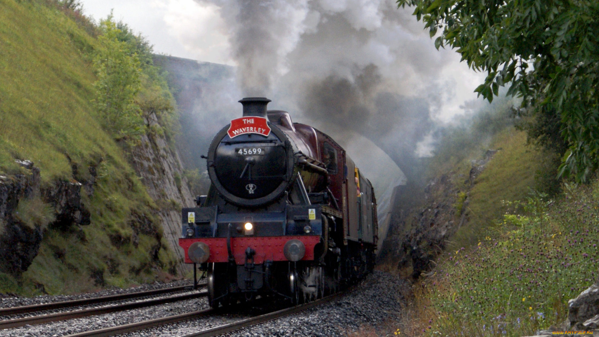 техника, паровозы, дорога, железная, паровоз, рельсы