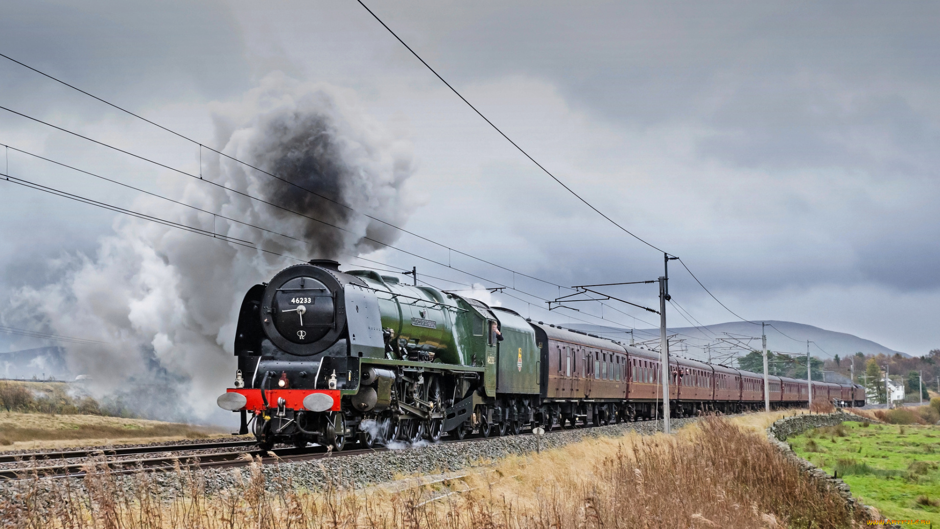 техника, паровозы, дорога, железная, рельсы, паровоз