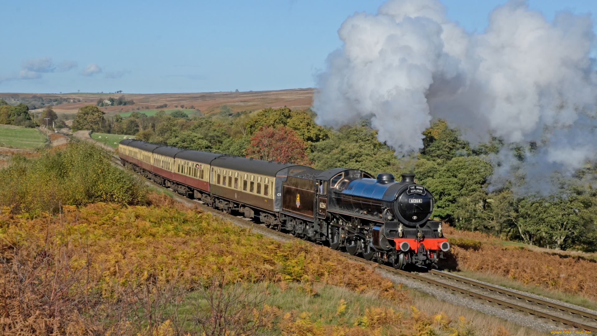 техника, паровозы, паровоз, рельсы, дорога, железная