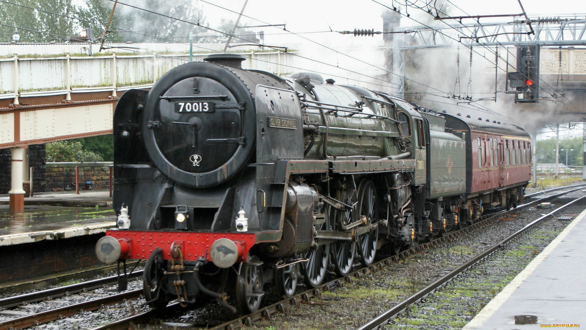 техника, паровозы, паровоз, рельсы, дорога, железная