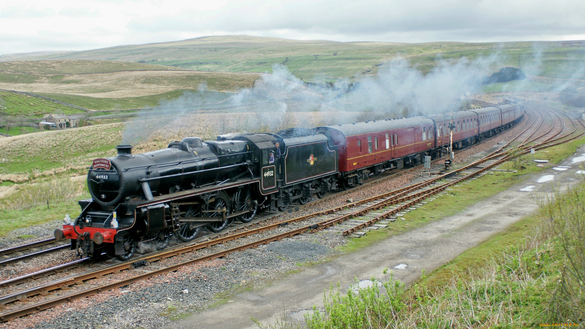 техника, паровозы, паровоз, рельсы, дорога, железная