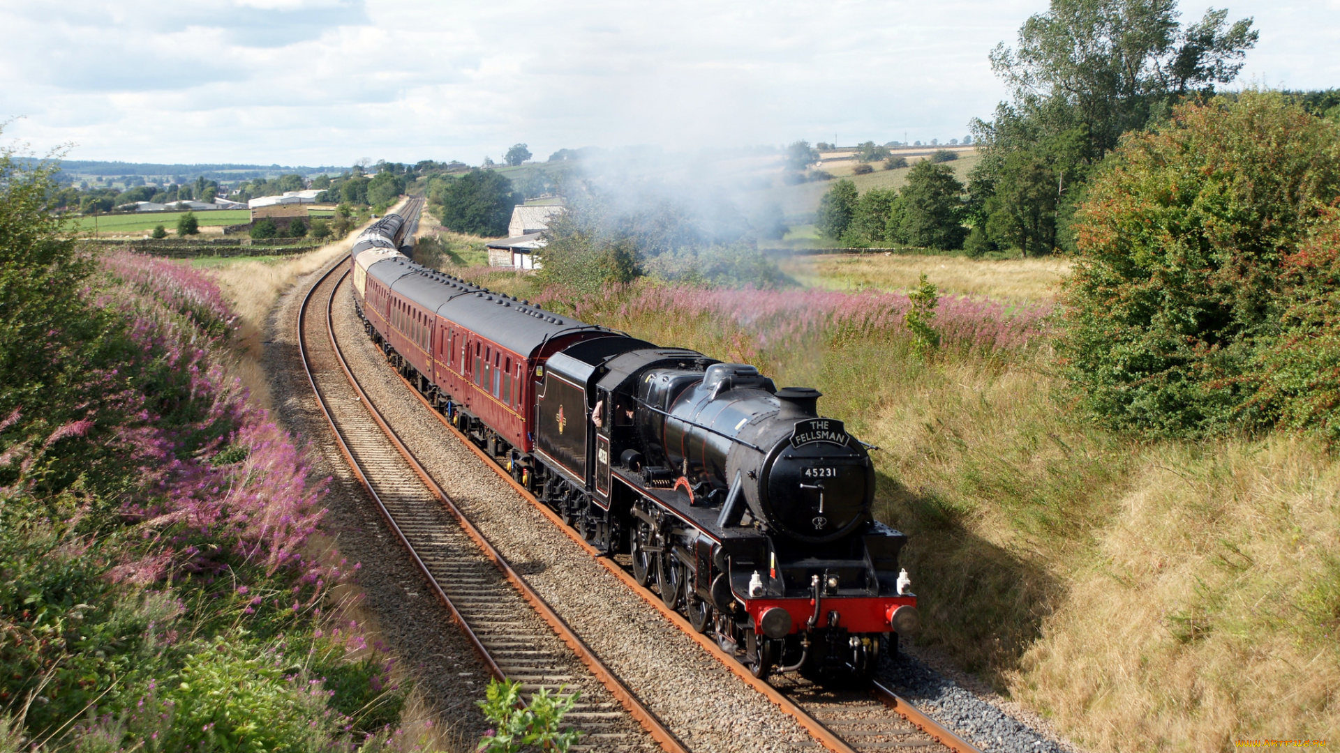 техника, паровозы, паровоз, рельсы, дорога, железная
