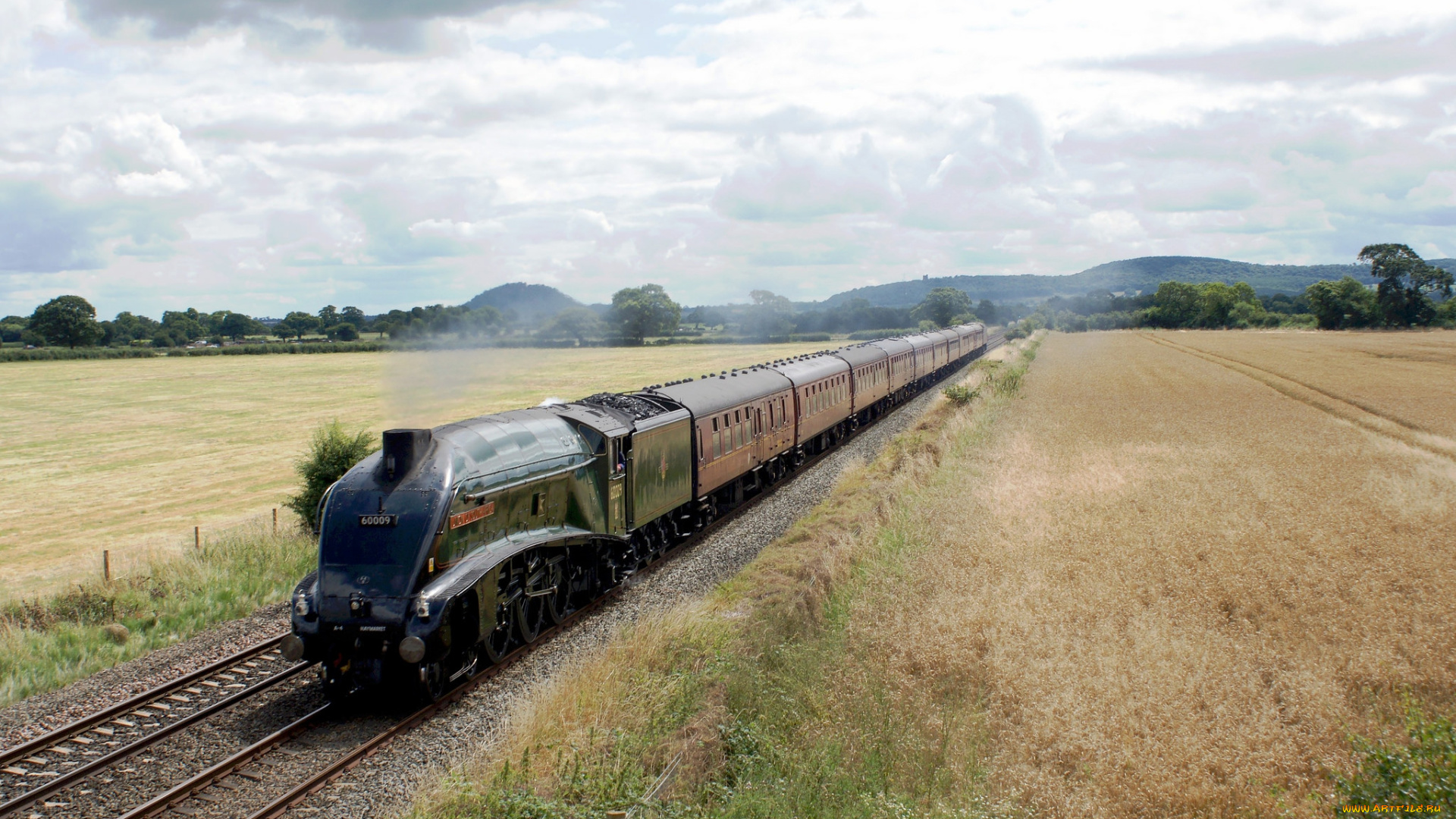 техника, паровозы, паровоз, рельсы, дорога, железная