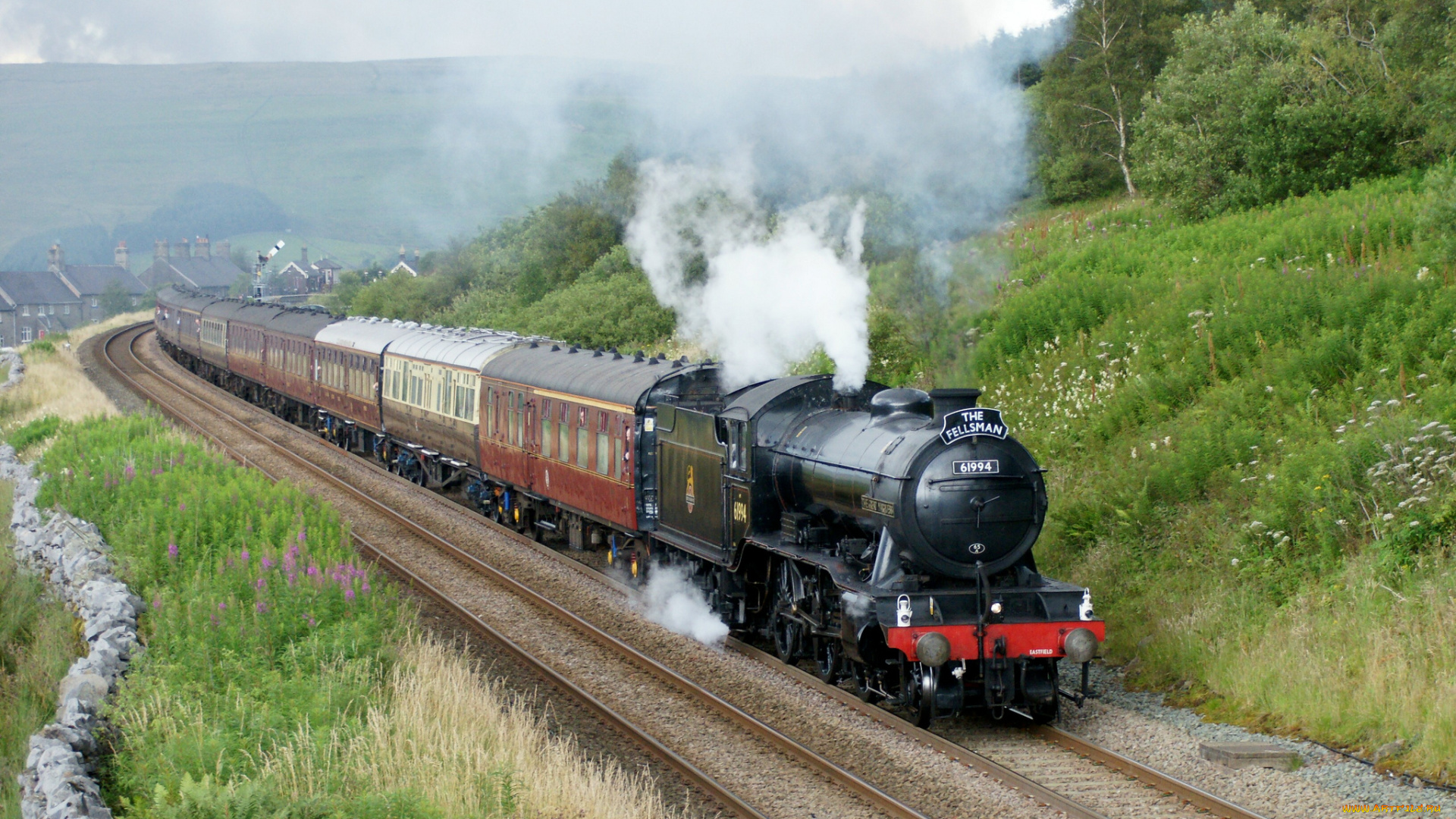 техника, паровозы, железная, дорога, рельсы, паровоз