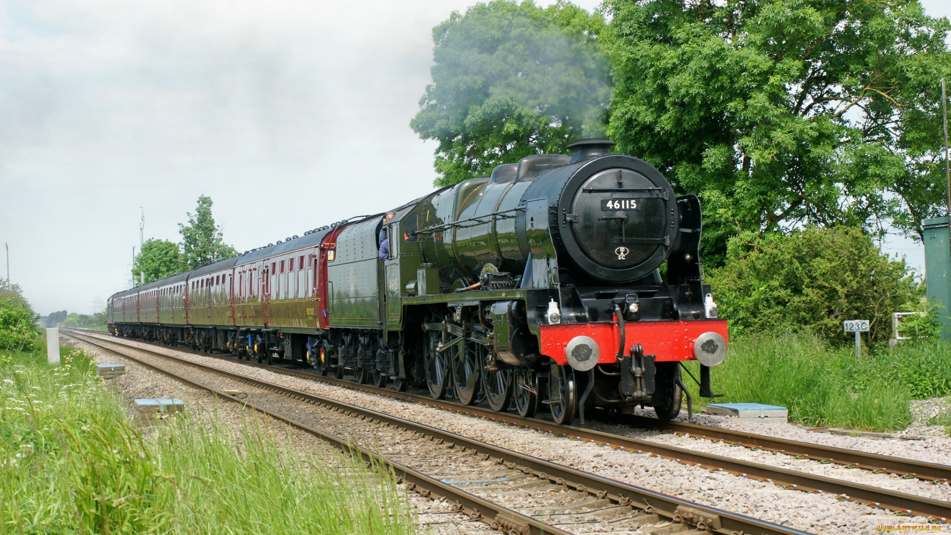 техника, паровозы, железная, паровоз, рельсы, дорога