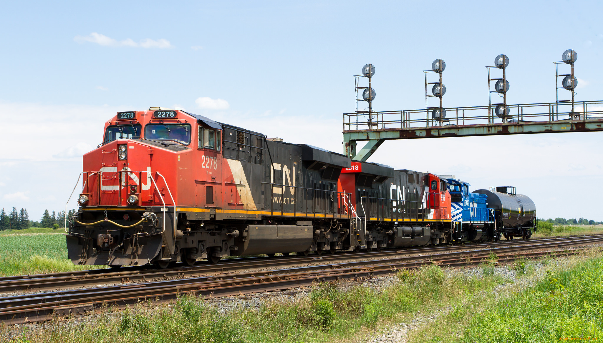 техника, поезда, локомотив, рельсы, состав, железная, дорога