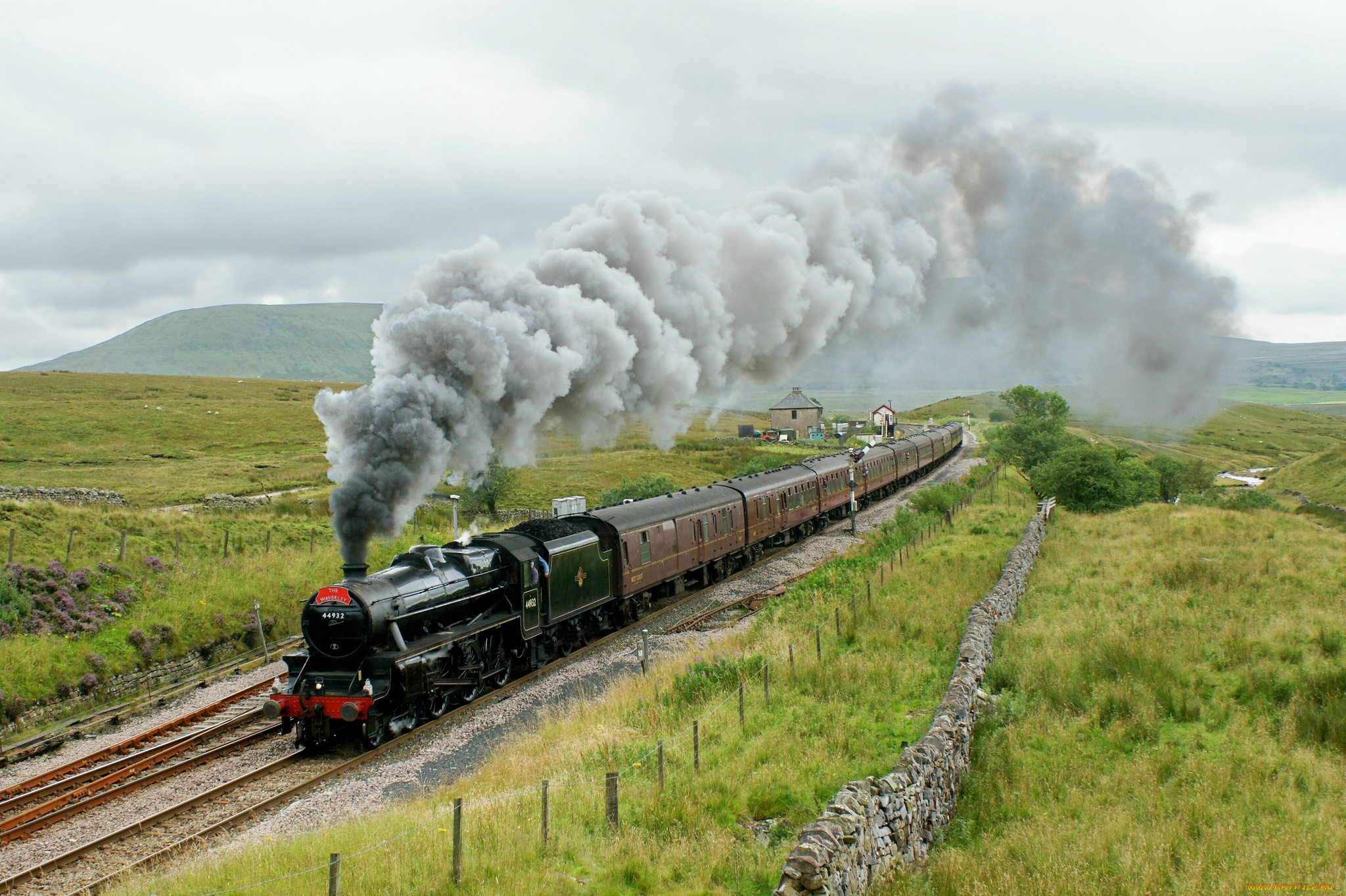 техника, паровозы, паровоз, дорога, рельсы, железная