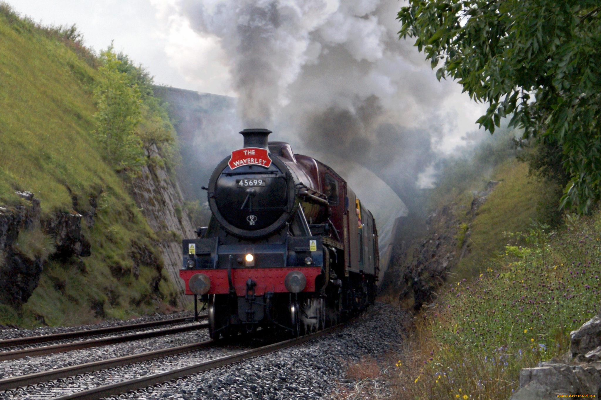 техника, паровозы, дорога, железная, паровоз, рельсы