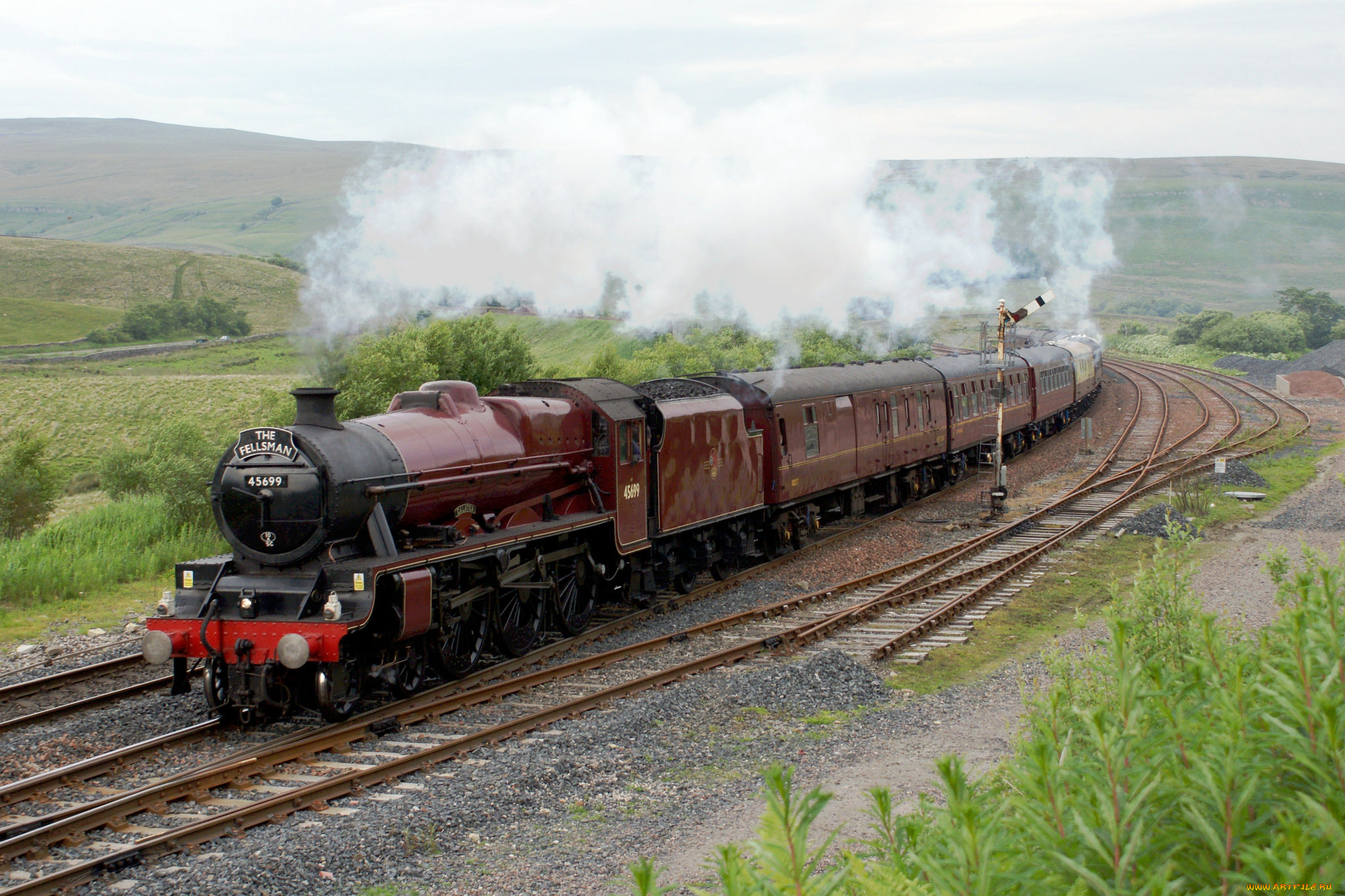техника, паровозы, паровоз, рельсы, дорога, железная