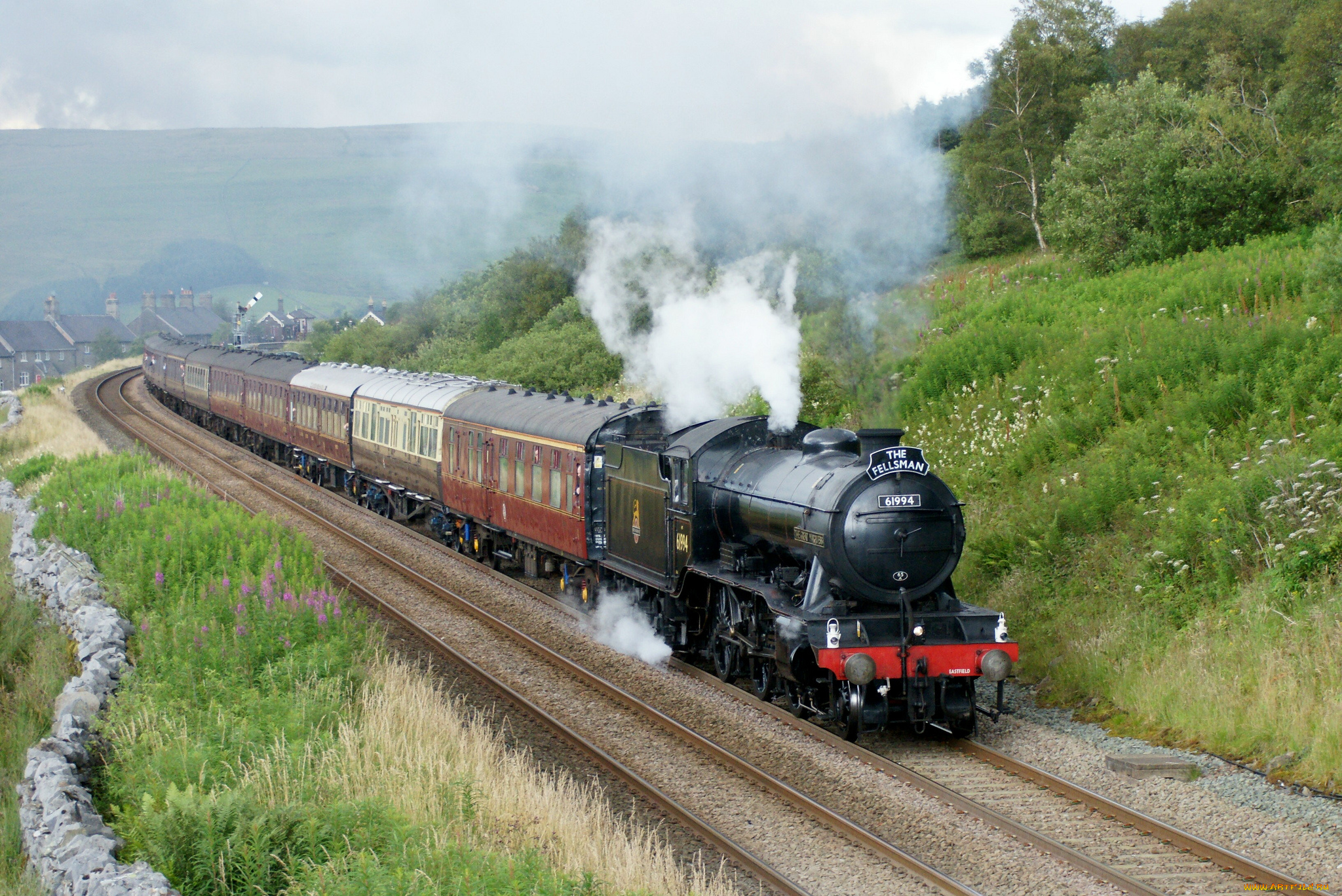 техника, паровозы, железная, дорога, рельсы, паровоз