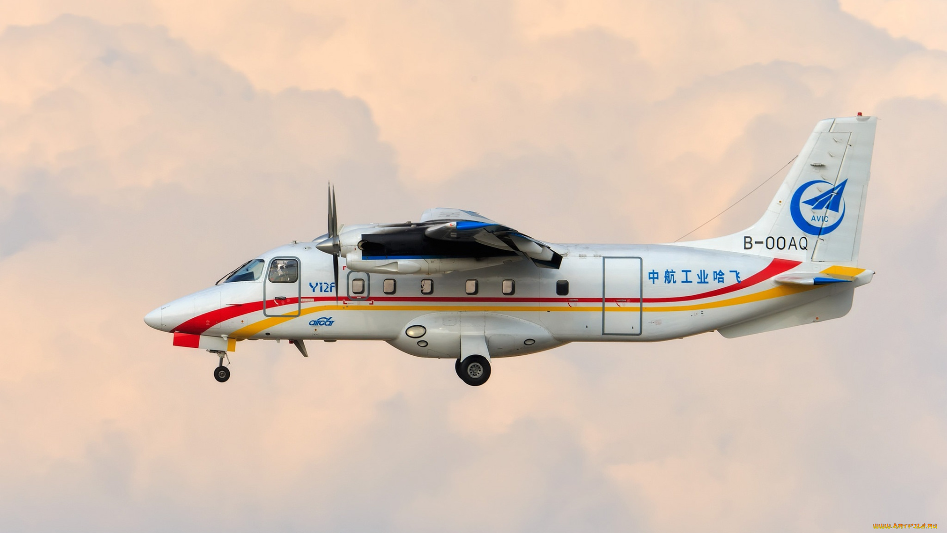 avic, y-12f, harbin, aircraft, industry, авиация, пассажирские, самолёты, полет, самолет