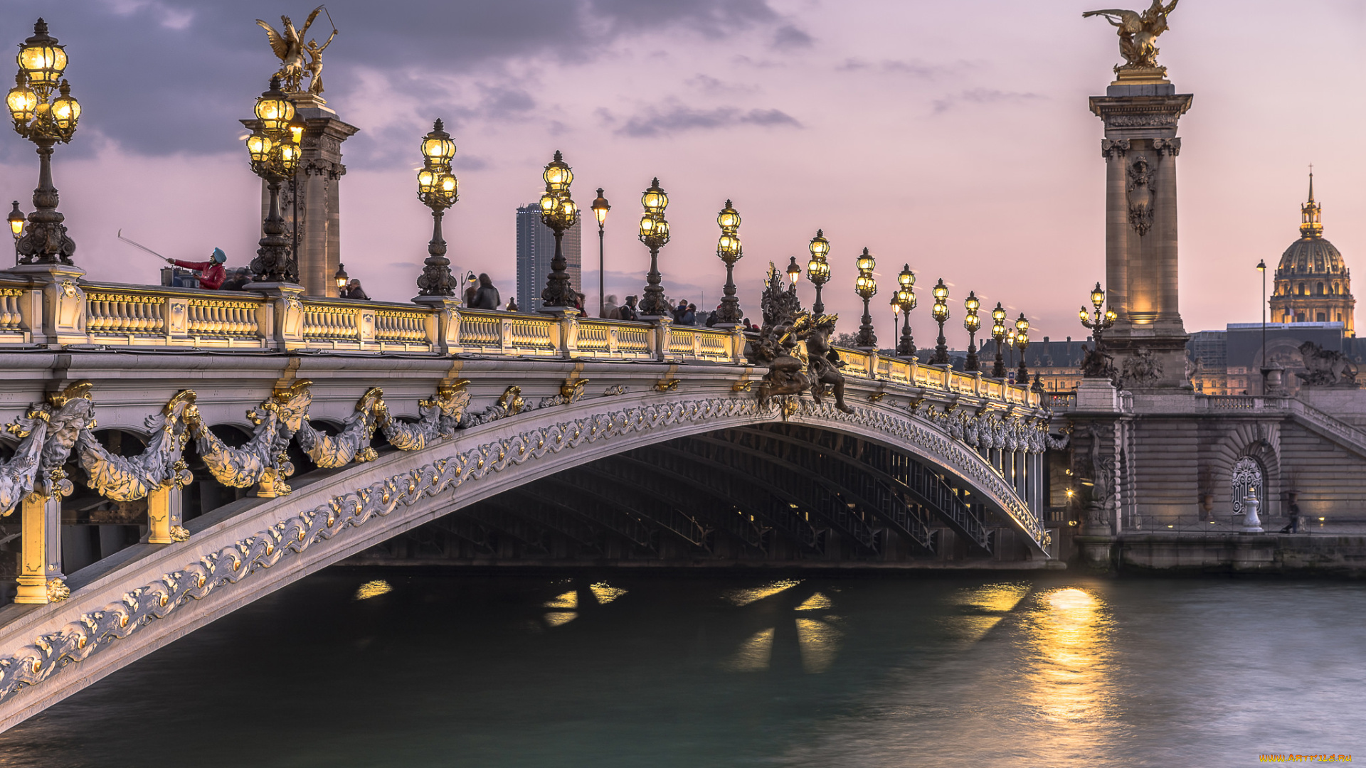 beautiful, paris, города, париж, , франция, мост, река