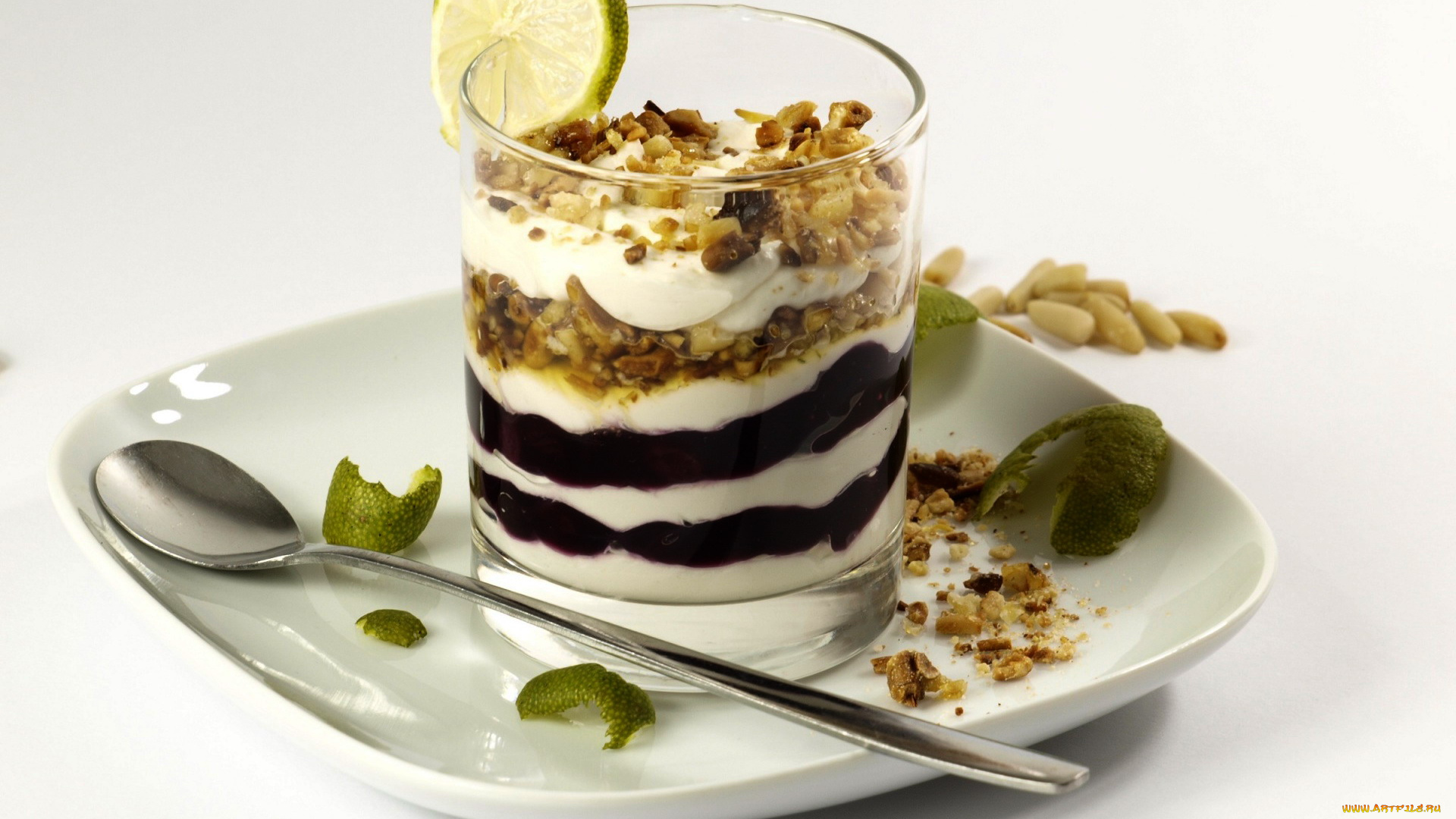 еда, мороженое, , десерты, орехи, десерт, лайм