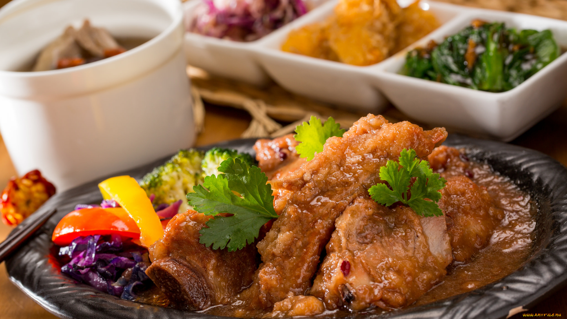 еда, мясные, блюда, кухня, китайская